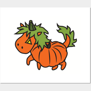 Gary the Unicorn the Pumpkin Posters and Art